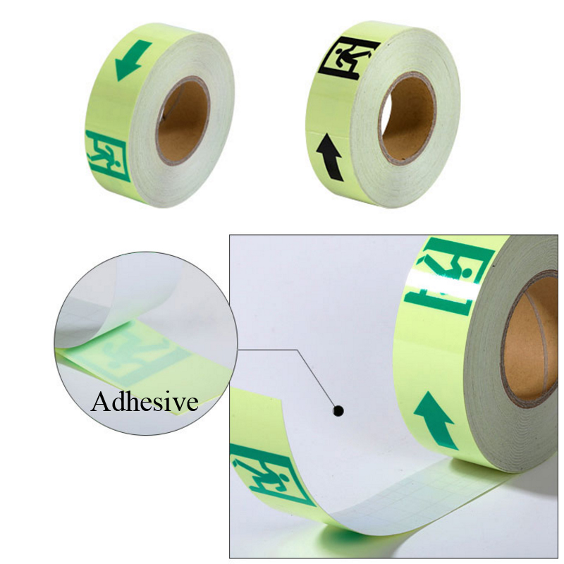 3M Glow Tape Zelfklevende Sticker Verwijderbare Lichtgevende Tape Fluorescerende Glowing Dark Opvallende Waarschuwing Tape