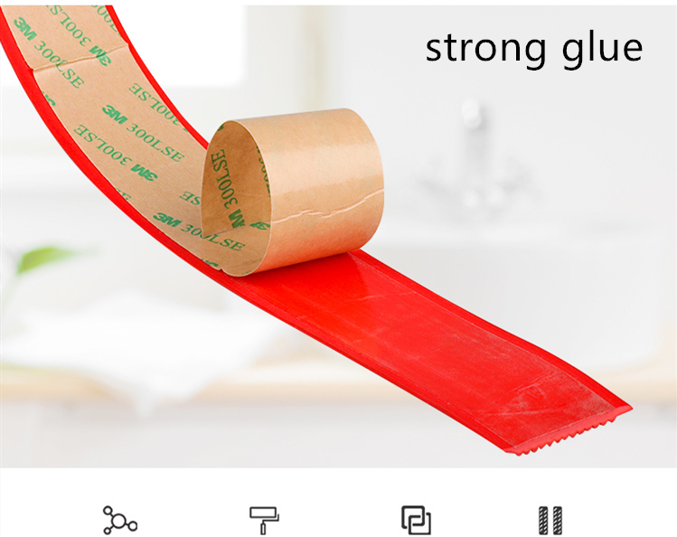 Self-adhesive Anti Slip Strip Sticker For Stair Step Floor PVC Stairway Marble Slope Anti-slip Non Slip Strips Width 4cm