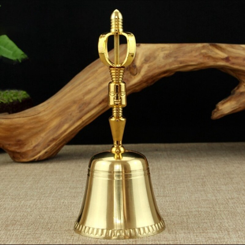 Tybetańnarty buddyjski dzwonek robić medytacji i Dorje ustawić Shiplies bardzo głośny wielofunkcyjny ręczny dzwonek recepcyjny