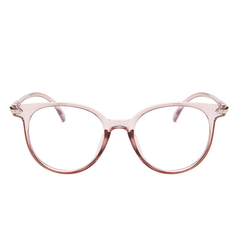 Women Spectacle Optical Frame Glasses Clear Lens Lady Vintage Computer Anti-Radiation Eyeglasses @ME88: Pink