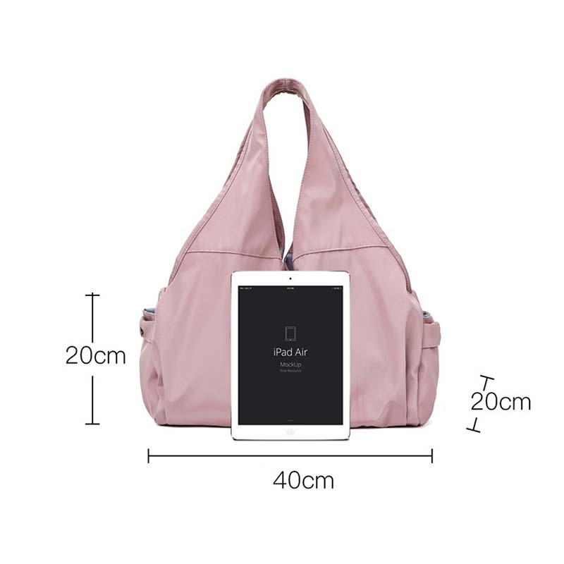Yogamatte bag fitness gym bags travel sac de sport for kvinner gymtas mummy sports tas kvinne skulder sporttas tørr våt  xa35a