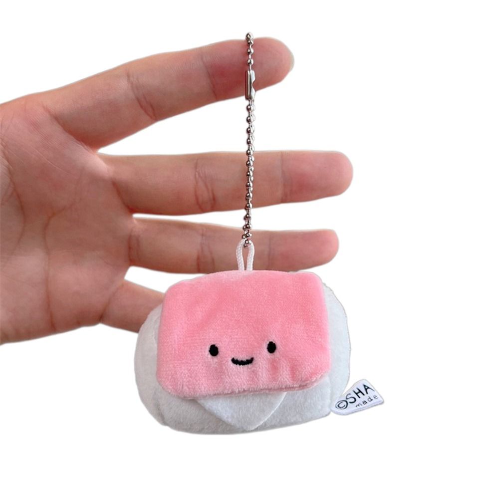 Car Accessories Poop Toilet Backpack Ornament PP Cotton Key Holder Fridge Magnet Sticker Mini Funny Keychain Hanging Doll Model: Blue