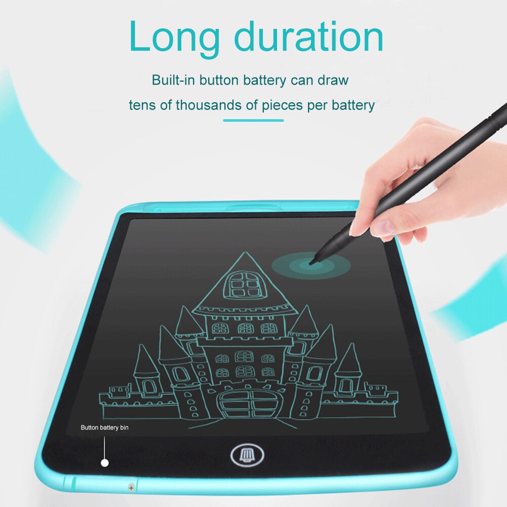 Office Kids LCD Screen Electronic Tablet Anti Splash Handwriting Board Portable Colorful Display Drawing Partial Erasable