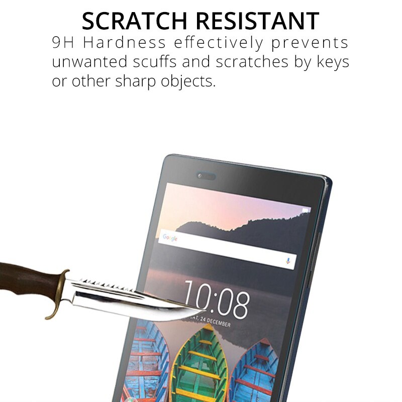 9h hærdet glasfilm til lenovo tab 3 tb3-710f 710f 730m 7703f/x 850f/n 8703f/ n  x103f 7.0 8.0 10.1 tommer beskyttende glasfilm