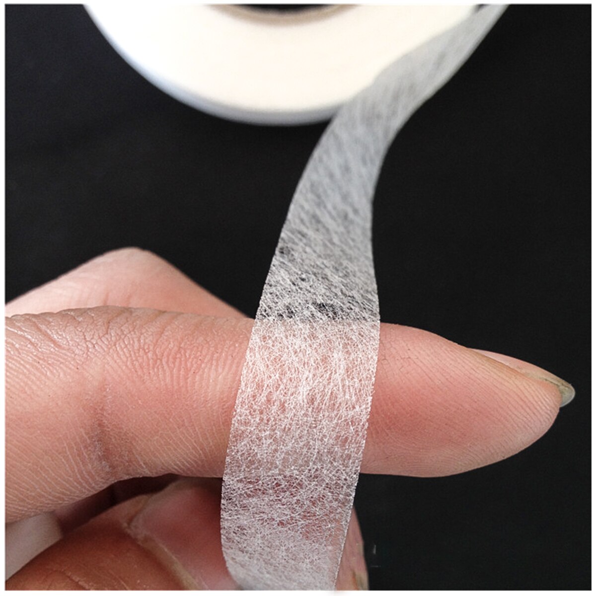 1/5 Rolls 20mm 70Yards Fabric Fusing Tape Iron on Hemming Web Tape Sewing Adhesive Garment Accessories