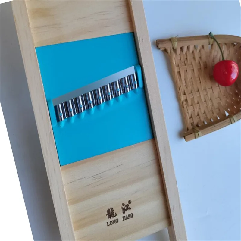 Frites rist rustfritt potet rist stål potet kjøkken tre hjem chip strimle potet grønnsak fransk gadget kutter rivjern slicer