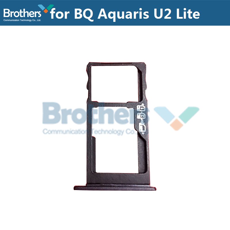Para BQ Aquaris U2 lite Cartão SIM Tray Titular Slot para Cartão SIM para BQ Aquaris U2 lite Titular Do Cartão SD bandeja Substituição Do Telefone 1 PCS Top