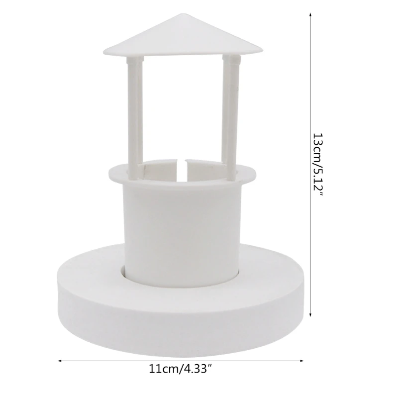 Elektrische Ultrasone Mini Mist Maker Fogger Fontein Vijver Mist Verstuiver Luchtbevochtiger met 12 LED Tuin Aquarium Decor: YELLOW