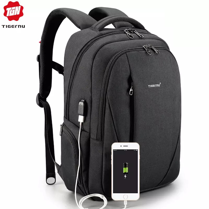 Tigernu USB Wasserdichte Anti Theft Rucksäcke für Männer 15,6 zoll Laptop Männlichen Rucksack für Reise Schule Taschen für Teenager Mochila