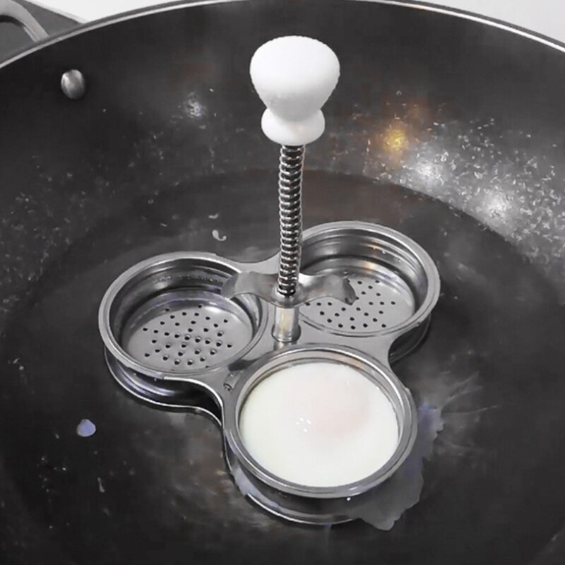 Stainless Steel Egg Cooker Egg Steamer, Cooking Egg Gadget, Kitchen Cooking Egg,Small Tools for Stewing Eggs