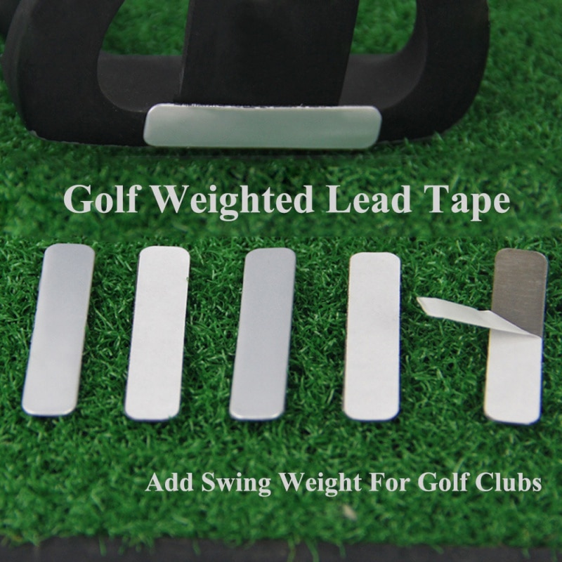 8Pcs/pack Golf Adhesive Lead Tape Strips Add Powe Weight To Golf Club Tennis Racket Iron Putter Racquet Golf Accessaries 5g