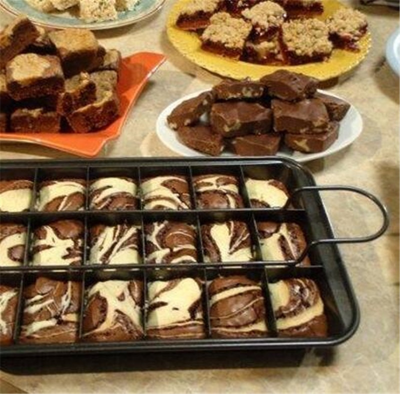 Carbon Staal Maker Cheesecake Brownie Pan Set Cutter Mould Broodjes Stand Bakvormen Tool Keuken Benodigdheden