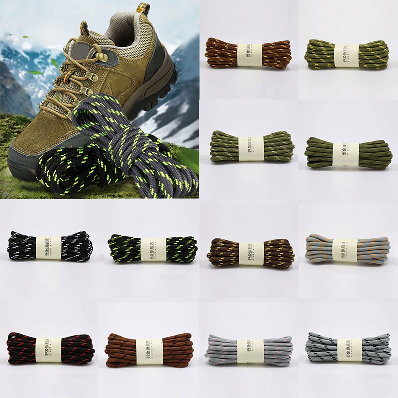 1 Paar Ronde Schoenveters Top Unisex Casual Schoenen Kant Effen Klassieke Ronde Schoenveter Sneakers Laarzen String Kant