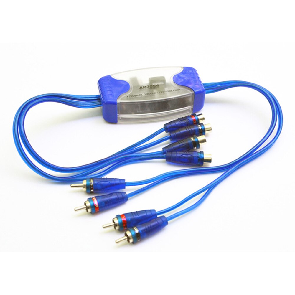 With Cable DIY Practical Accessories Noise Eliminator Easy Apply Universal Home Stereo Car Audio ABS Ground Loop Isolator