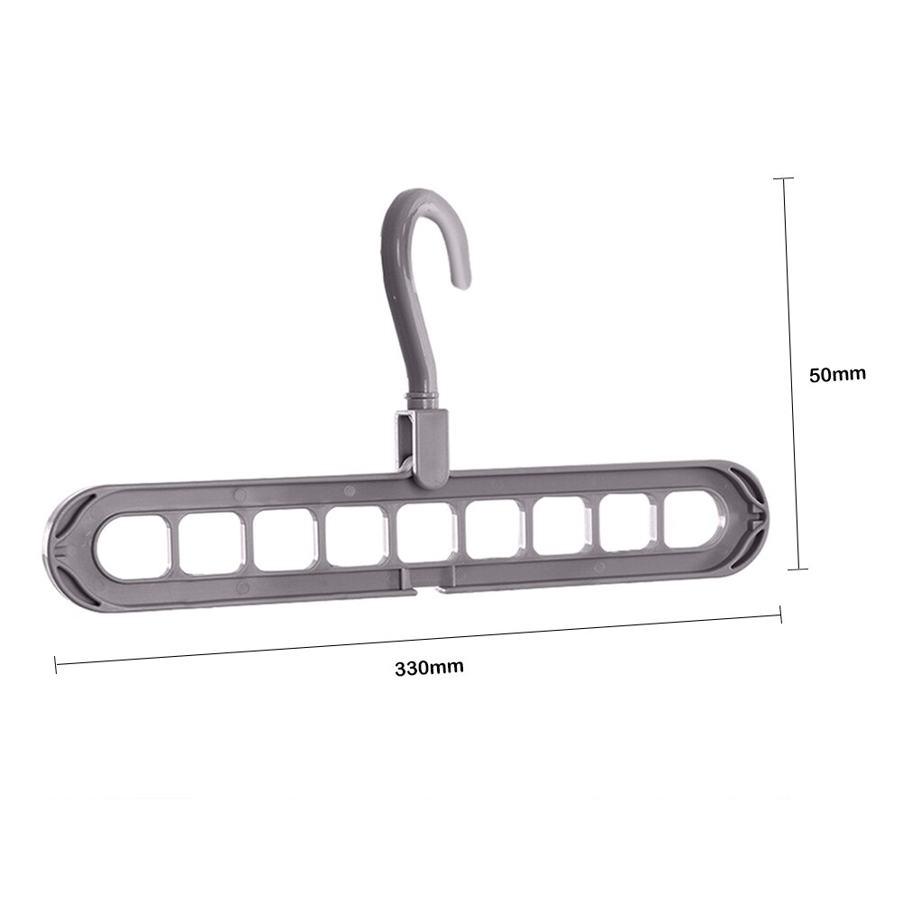 Saving Hanger Multi-Port Clothing Rack Multi-function Clothes Hanger Rack 360 Rotate Clothing Storage Shelf Organizer Space