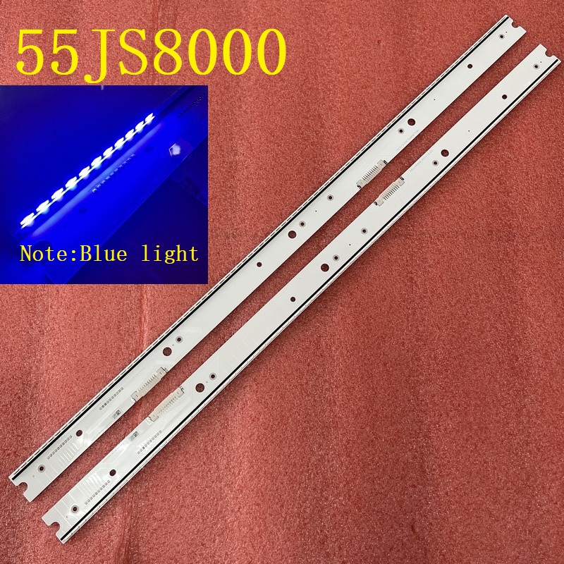 2 PCS LED backlight strip for UE55JS8000 UE55JS8500 UE55JS9000 UA55JS9800 UA55JS8000 UN55JS9000 UN55JS8500 BN96-34774A 34775A