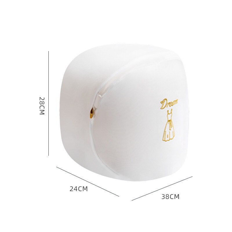 Lingerie Beha Wassen Zakken Ondergoed Anti-Vervorming Filter Mesh Waszak Luxe Waszak Wasmand Wasmachine Zakken: White 38-28-24cm