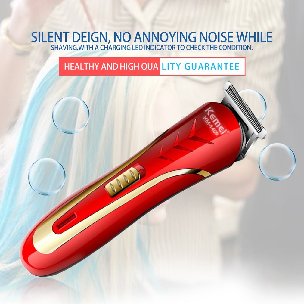 KEMEI KM-1407 Multifunctional Hair Trimmer Rechargeable Electric Nose Hair Clipper Electric Razor Beard Shaver