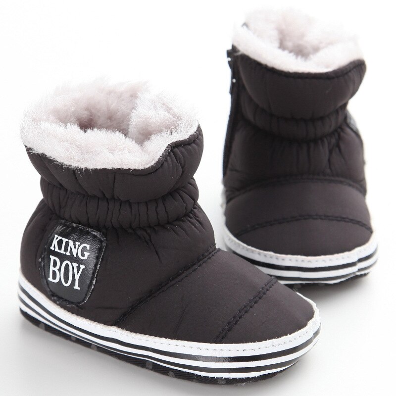 Winter Baby Meisje Jongen Snowboots Thicken Warm Pluche Outdoor Kinderen Schoenen Antislip Baby Snowboots