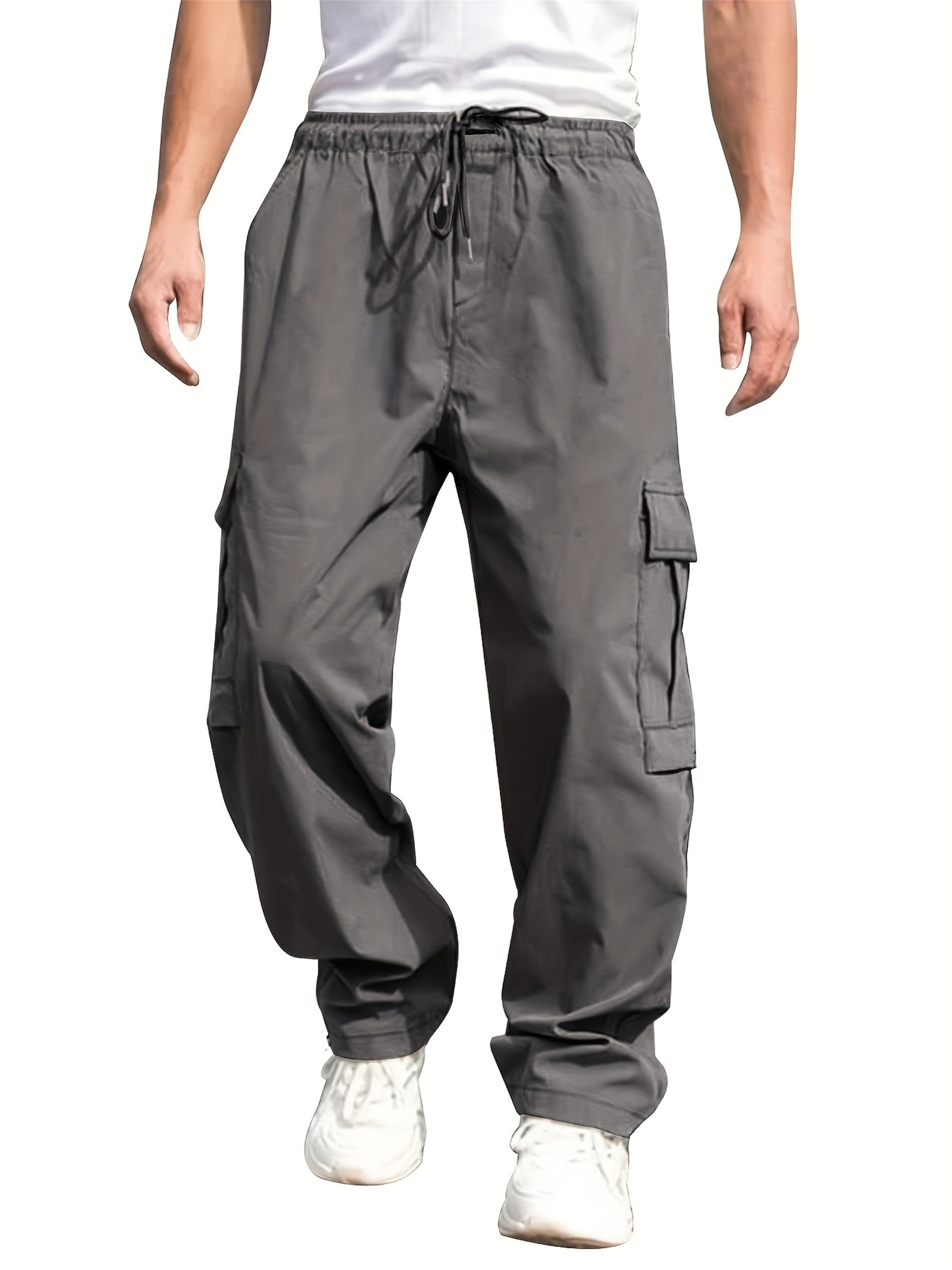NewMen's Cargo pantalon coton noir pantalon de travail grande taille nouvel été décontracté escalade Joggers homme pantalons de survêtement printemps automne pantalon