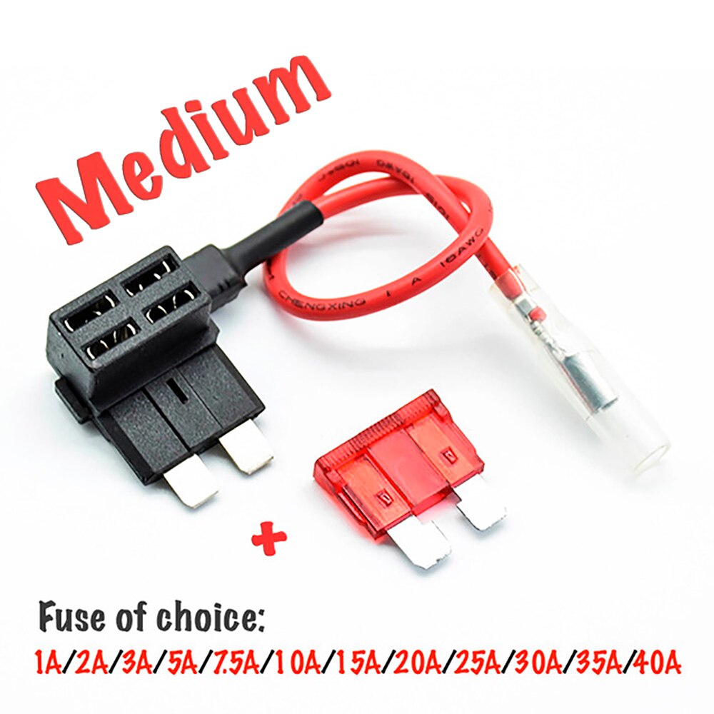 adaptateurs de voiture fusible support robinet Mini Blading voiture Micro adaptateurs Auto: Black