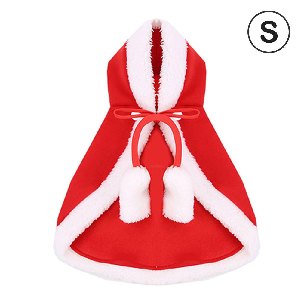 Rode Jas Huisdier Kat Hond Kerst Kleding Verstelbare Christmas Santa Mantel Winter Leuke Jas Hoodie Kleding Xmas Kostuum Cosplay