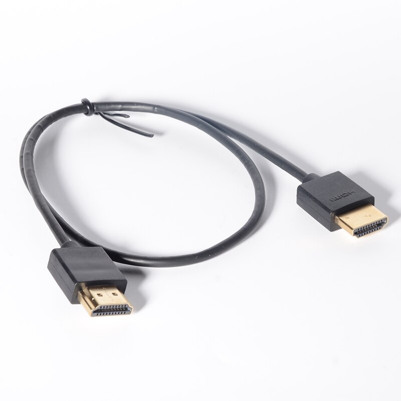 OD 3.0mm Super Soft HDMI male to male Thin Cable for Moto Mobile Phone Tablet 2k 1080p hd Light-weight Portable 30CM 1M 2M 3M