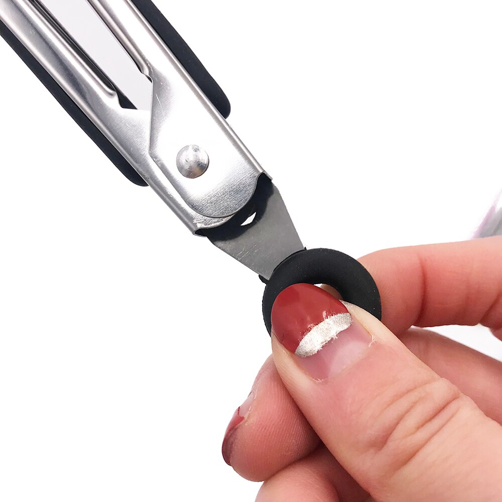 Rvs Siliconen Keuken Tang Bbq Clip Salade Brood Koken Voedsel Serveren Tang Keuken Gereedschap