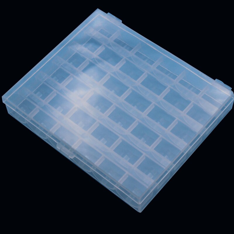 Bobinas de , accesorios de costura, carretes, caja de almacenamiento de bobinas vacías, 1 unidad de plástico, máquina de coser,: 5