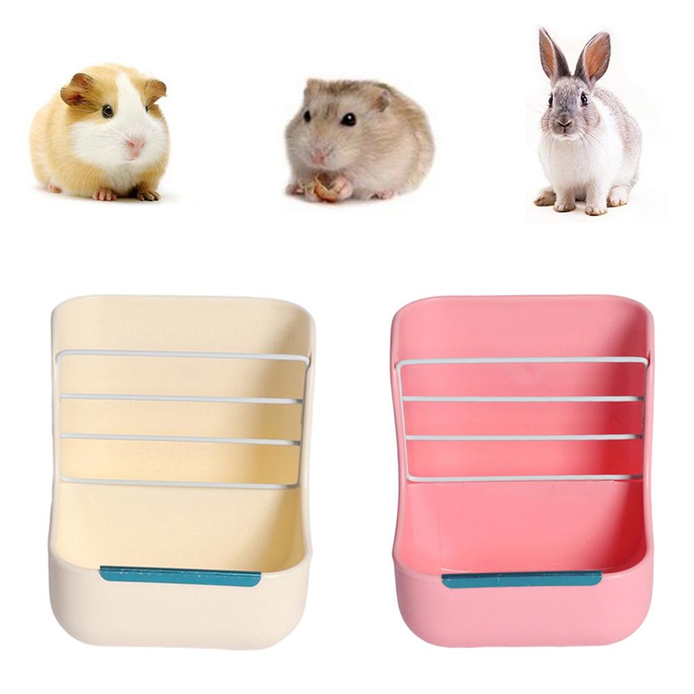 Kæledyr kanin hamster græs hø foderramme stativ kurv mesh mad opbevaring skål