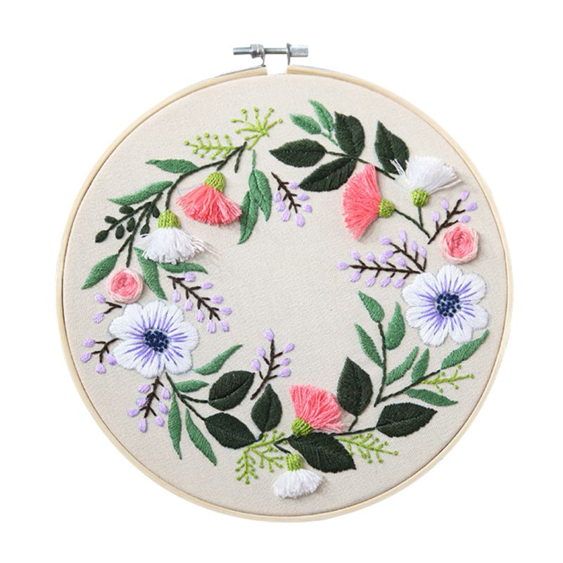 Cleana Arts Kit Broderie Débutant 3 Motifs Animaux – Point De Croix Complet Avec Cerceau, Fils, Aiguilles & Instructions