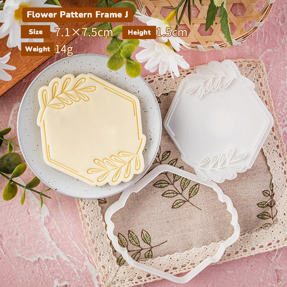 Pattern Blessing Cookie Mold Wedding Birthday Cake Cutting Mold DIY Baking Tool