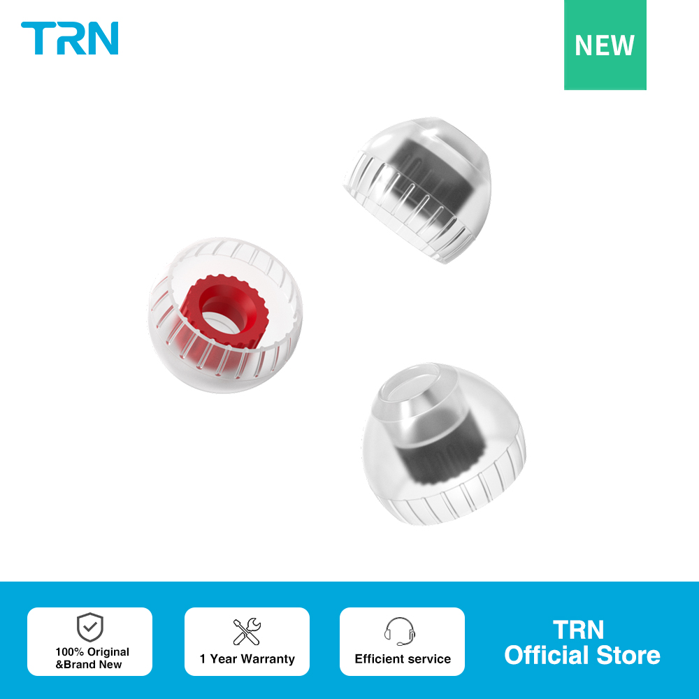 Puntas para los oídos TRN T, almohadillas de silicona con estructura de doble soporte, 3 pares de auriculares TRN TA3 Kirin MT4 Xuanwu