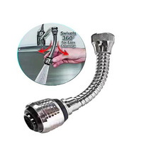 Flexibel kran spruta turbo flex 360 diskbänk kran spruta rostfritt kök vatten kran badrum tillbehör