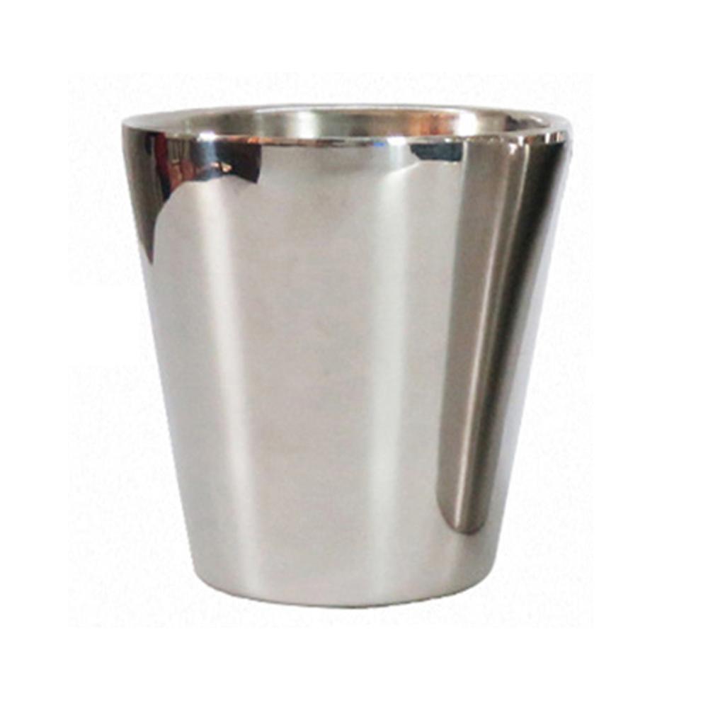 6.4oz Double-Layer Pint Cup Impact-Resistant Metal Durable Cups Stainless Steel Cups: 2