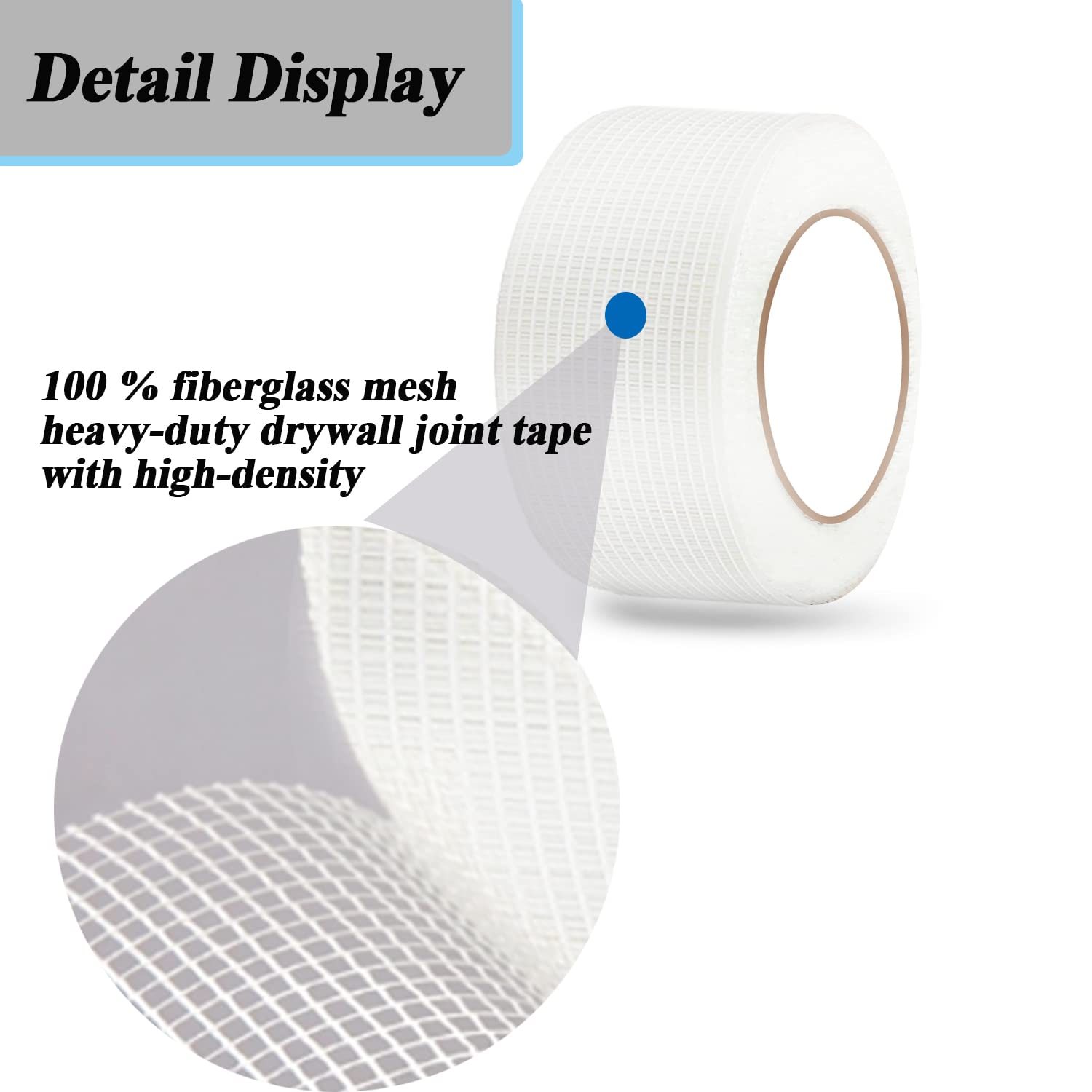Gipsplaten Gezamenlijke Tape Zelfklevende Glasvezel Gipsplaten Mesh Tape voor Muur, Sheetrock, Plafond Crack Reparatie