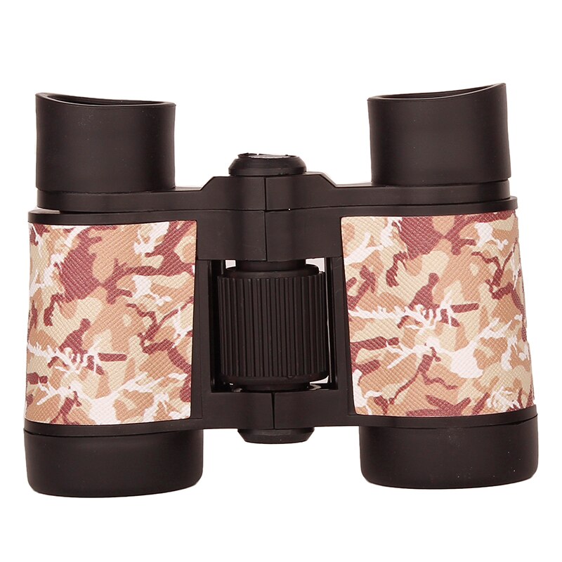 4x30 Binocolo Colorato Telescopio Fisso Zoom Anti-skid Regolabile In Gomma Giocattolo Per Bambini All'aperto Bird Watching Telescopio di Viaggio regali: E