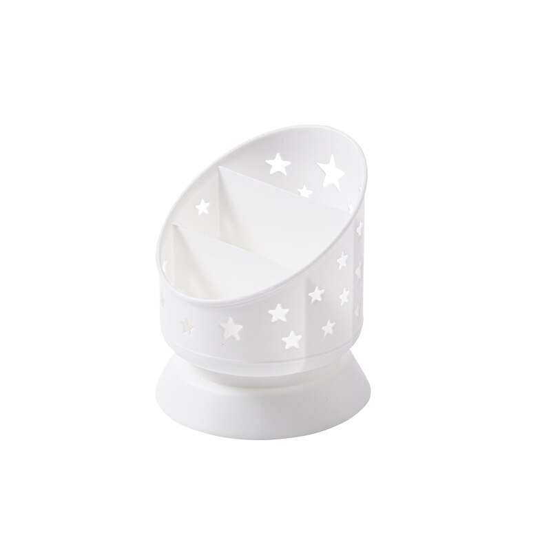 Cute Japanese Office Storage Box Simple Pen Holder Dressing Room Large Capacity Storage Box desk storage stationery organiser: White
