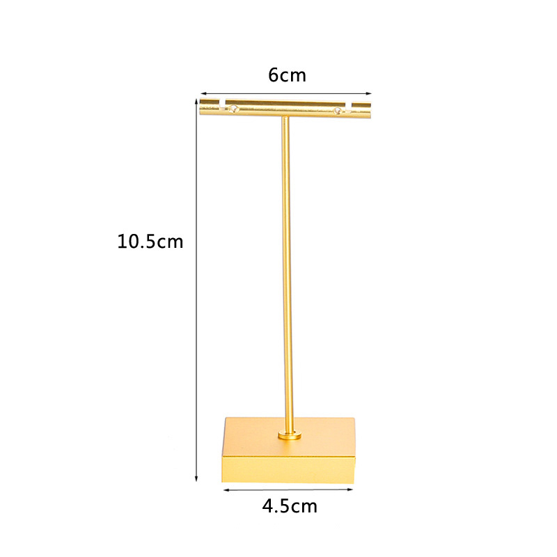 Stojak Ekspozycyjny na Kolczyki Biżuterię Wieszak Metalowy Wieża Organizer na Kolczyki Sztyfty Półka robić Przechowywania: SZARY
