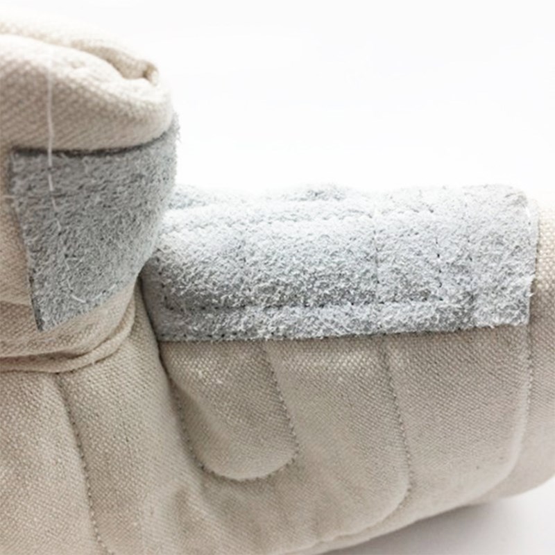 Pottery Tools 2pcs High Temperature Resistant Cotton Gloves, Anti-scald Thermal Insulation Gloves, DIY Ceramic Kiln Utensils