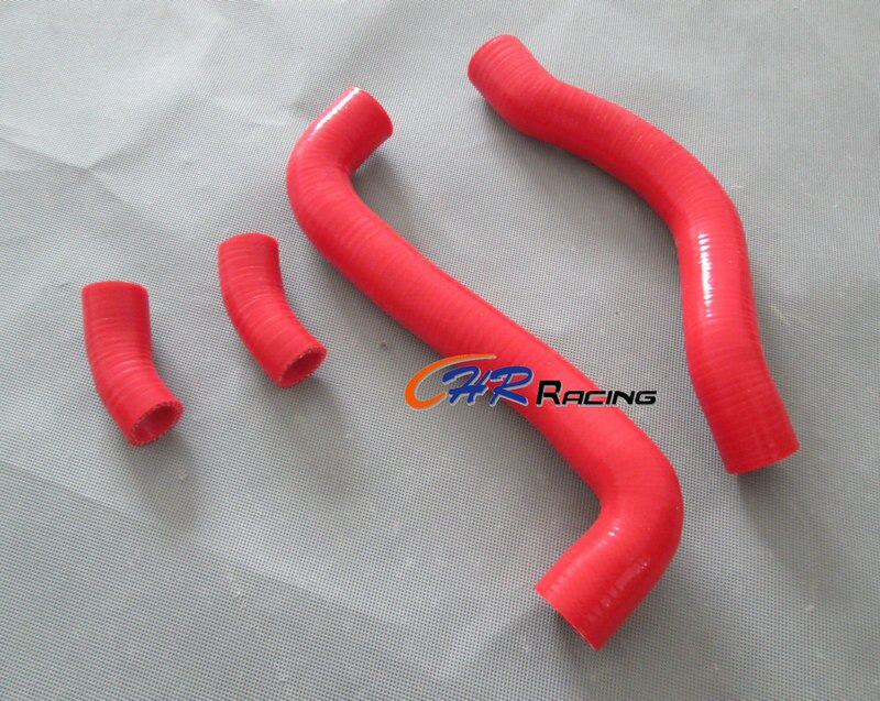 silicone tubo del radiatore per SUZUKI SV650 SV-650 SV 650 99-02 00 01 1999 2000 2001 2002 kit: Rosso