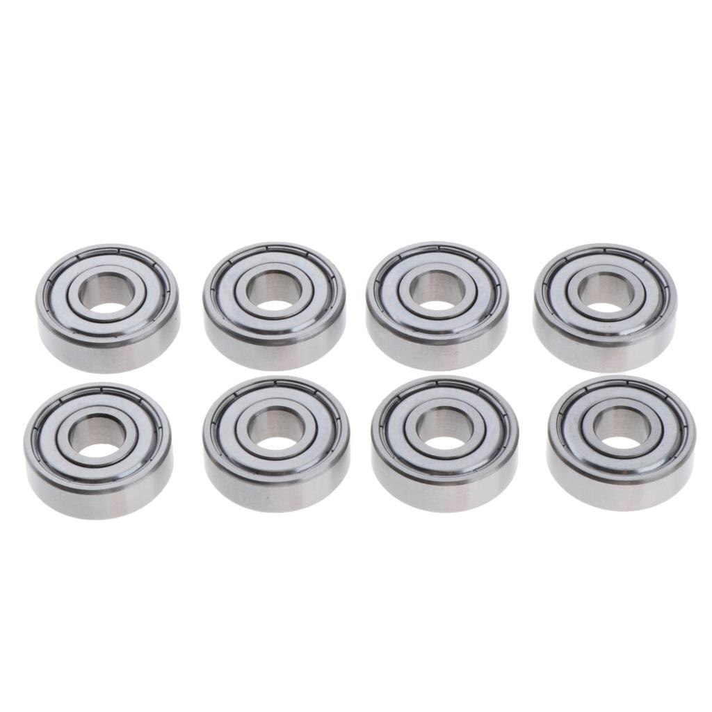8x rullalauta longboard laakeri precision abec -7 608z kuulalaakerit rullaluistin- ja scootteritarvikkeet: Hiiliteräs