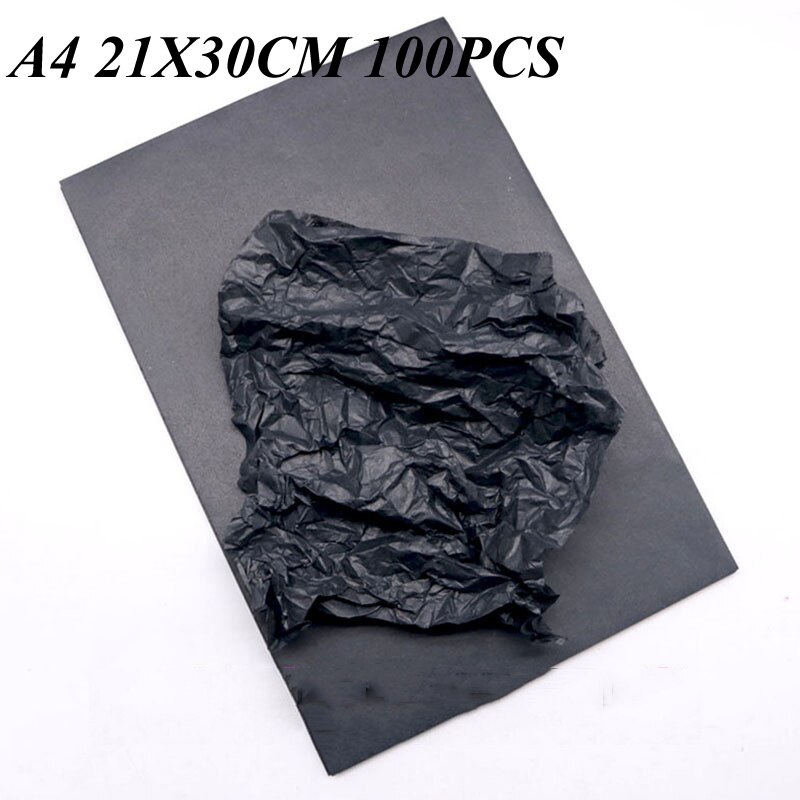 100/200/500pcs 21x30cm A4 DIY Handmade Translucent Wine Wrapping Papers Packaging Tissue Papers For Clothing Shirt Shoes: A4  100pcs black