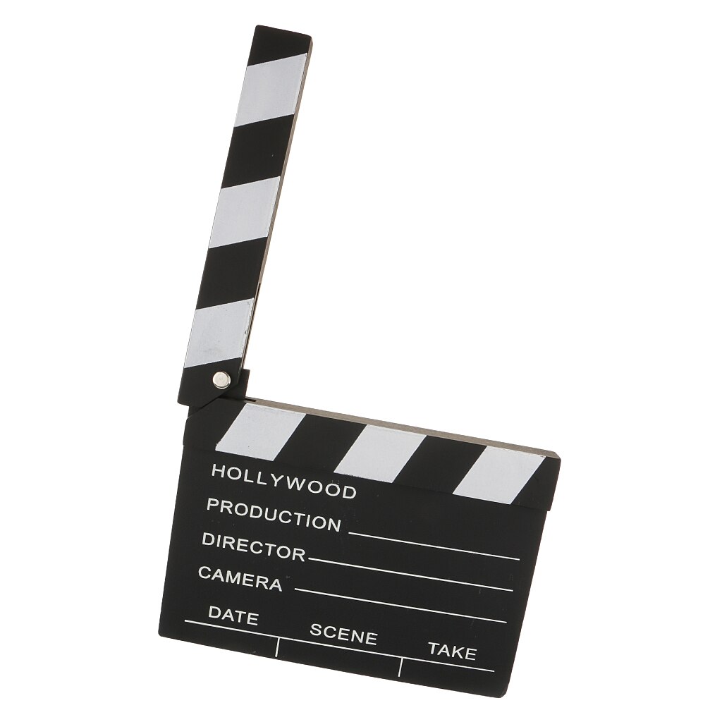 Funny Directors Hollywood Film Movies Party Decoration Clapper Board