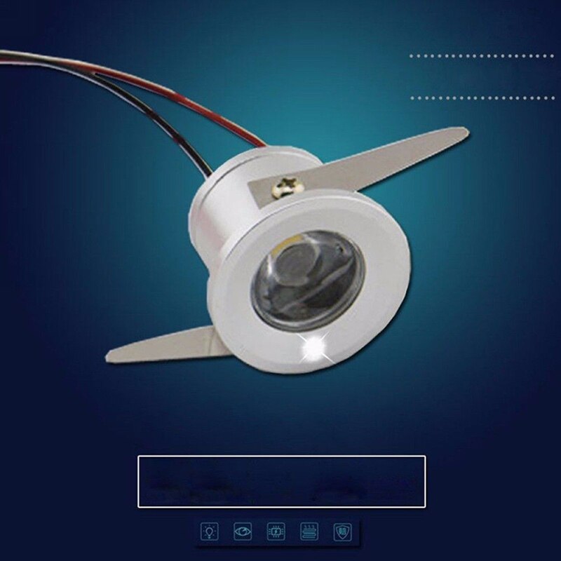 1W /3W LED White / Warm White LED Mini Spotlight Lamp AC 85-265V Mini Surface Mounted Light Led Downlight Jewelry Cabinet Lamp