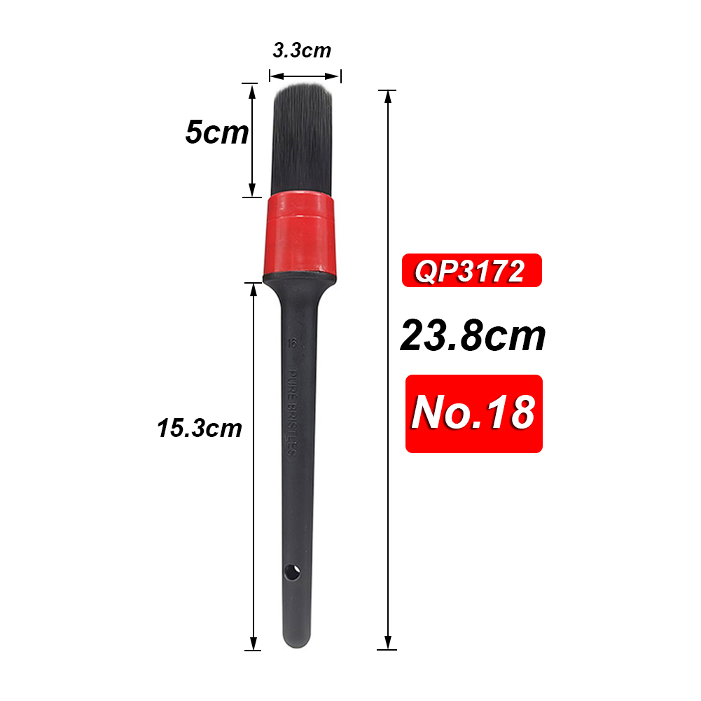 Cepillo de detalles para Interior de coche, plumero con cerdas sintéticas, supersuave: QP1745