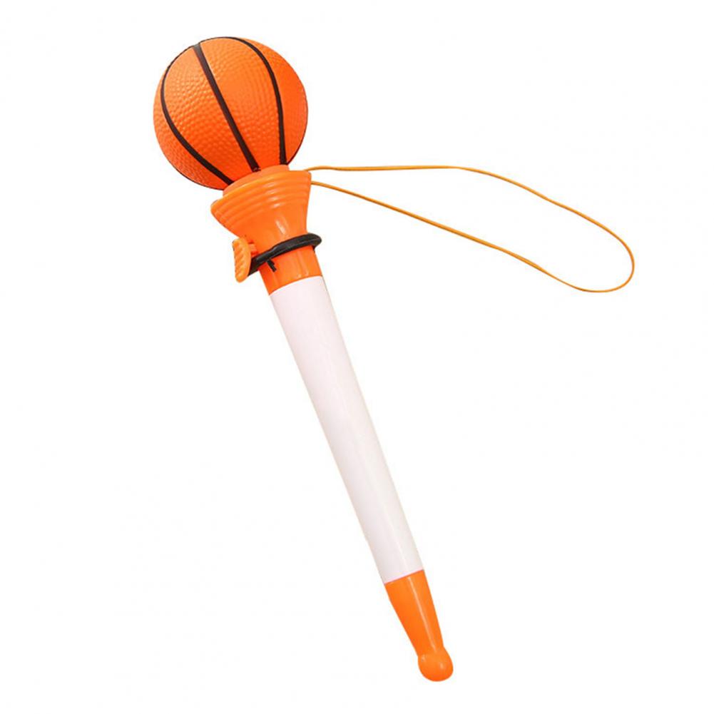 Bolígrafo neutro Popup, novedad, juego de bolígrafos de rebote de descompresión con temática deportiva para estudiantes, baloncesto, fútbol, tenis: Azul