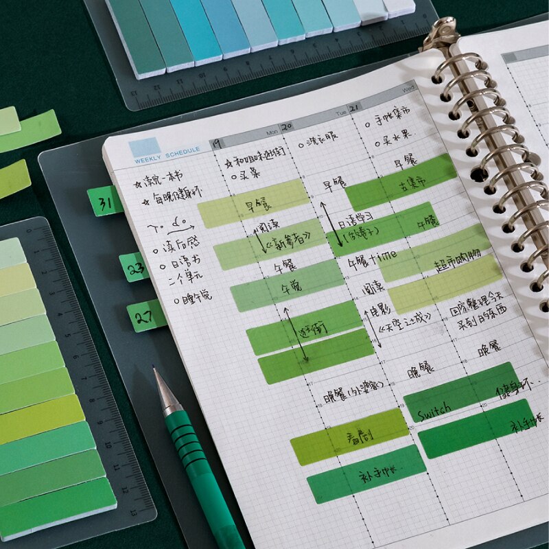 150Sheets Cute Rainbow Index Memo Pad Sticky Notes Paper Sticker Notepad Cute Self-Stick School Stationery Supplies