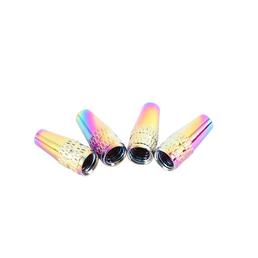 4Pcs Multicolour Bike Presta Valve Cap Mtb Velg Tyre Stem Air Valve Caps Fietsen Accessoires Druk Ventieldopjes stofkap