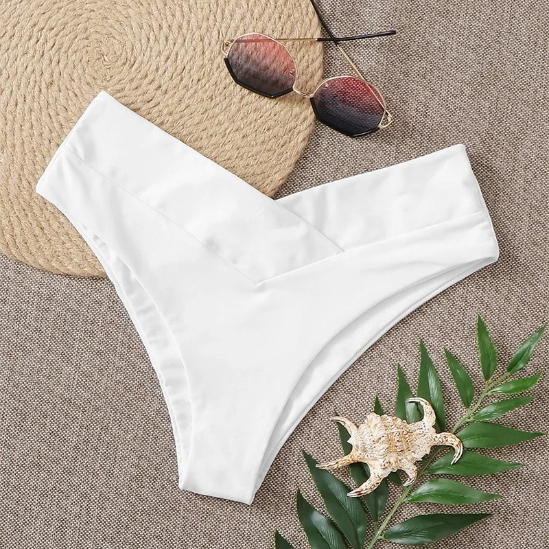 Neueste Sexy Bademode Frauen Briefs Bikini Bottom Brasilianische Tanga Badeanzug Classic Cut Bottoms Biquini Schwimmen Kurze Damen Badeanzug